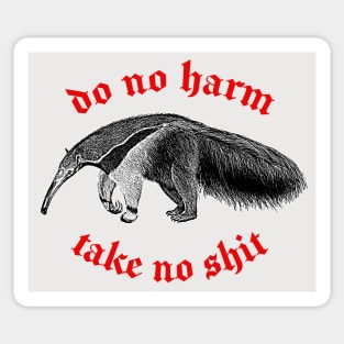 Do No Harm ∆ Nihilist Anteater Design Sticker